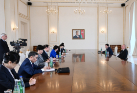 President Ilham Aliyev receives Chinese delegation 