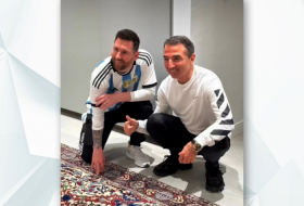 Azerkhalcha's gift to Messi on his birthday