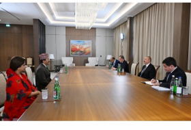 President Ilham Aliyev receives FM of Nepal