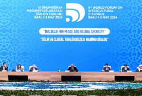  President Ilham Aliyev attends 6th World Forum on Intercultural Dialogue in Baku  