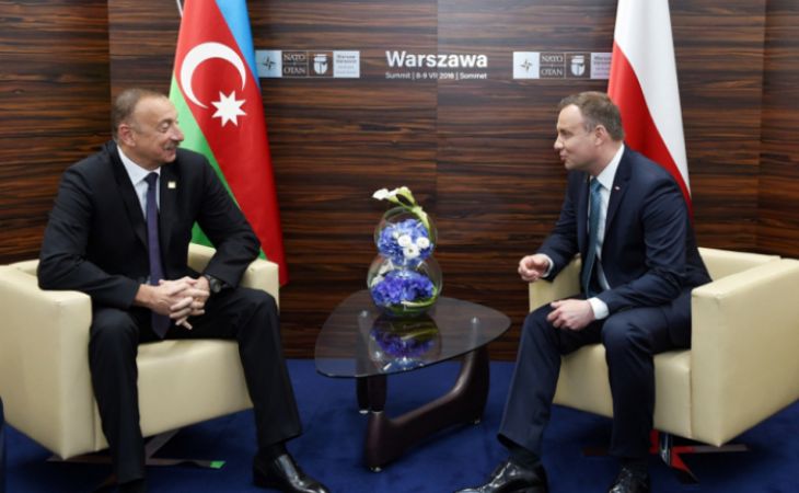   Azerbaijani President: We highly value Poland`s position that spans entire South Caucasus  