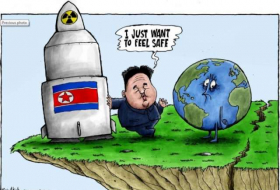 For Kim Jong Un, nuclear weapons are a security blanket - CARTOON