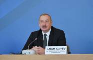  I am confident that there will always be peace in Azerbaijani lands from now on - Ilham Aliyev 