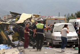 Erdogan Extends Condolences to Relatives of Victims of Tourist Bus Crash