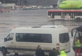 Passenger plane catches fire on takeoff at Domodedovo airport