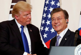 South Korea's Moon heads for Trump talks to try to keep summit on track