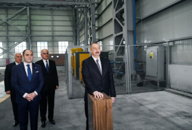 President Ilham Aliyev attended several inaugurations in Sumgayit - UPDATED, PHOTOS 