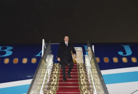 President Ilham Aliyev arrives in Belarus for official visit