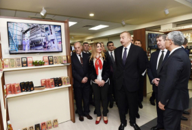 President Ilham Aliyev observes Azerbaijan’s trading house in Minsk