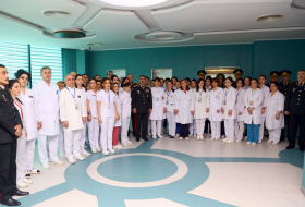  Azerbaijani defense minister visits military hospital -   PHOTO+VIDEO    