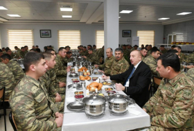   Commander-in-Chief Ilham Aliyev views conditions created at newly-built military unit in Beylagan  