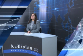  AzVision TV releases news edition of news in English for April 10 -  VIDEO  