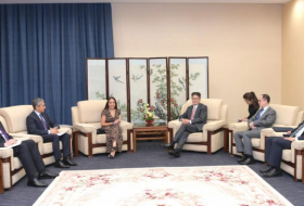  Leyla Aliyeva meets Chinese vice foreign minister 