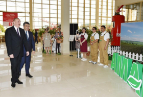 President Aliyev views 13th Azerbaijan International Agriculture exhibitions