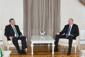  President Ilham Aliyev received delegation led by Uruguayan foreign minister