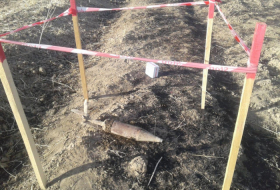   Unexploded cannon shell discovered in Azerbaijan’s Fizuli district   