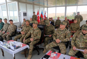  Azerbaijani defense minister attends Distinguished Observers Day held during Caucasian Eagle - 2019 exercises 