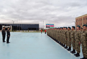 Azerbaijani servicemen return to Baku after Saber Junction - 19 exercises 