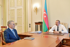  President Aliyev receives Deputy PM Ali Hasanov as he submitted his resignation letter 