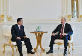 Ilham Aliyev receives president of Presidium of Supreme People’s Assembly of Democratic People’s Republic of Korea