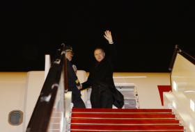   Turkish President Erdogan ends visit to Azerbaijan  