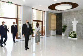  Azerbaijani president attend opening of new educational block of Azerbaijan State Agrarian University -  PHOTOS  
