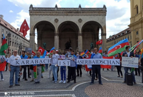  Mass rally in support of Azerbaijan held in Munich -  PHOTO  