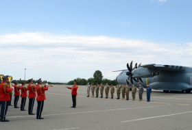   Turkish Air Force representatives arrive in Azerbaijan’s Ganja -   VIDEO    