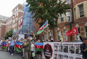  Armenians attack Azerbaijanis conducting peaceful rally in London - VIDEO