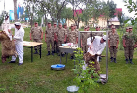  Azerbaijani Ministry of Defense holds events on occassion of Eid al-Adha - PHOTOS