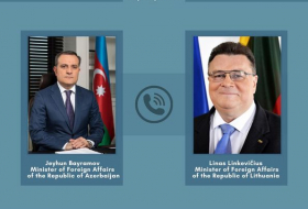 Azerbaijani, Lithuanian FMs hold phone talk