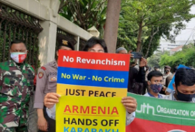 Rally in support of Azerbaijan held in Indonesia