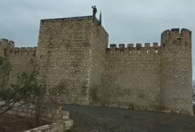  Azerbaijani flag at Shahbulag fortress after 27 years -   VIDEO  