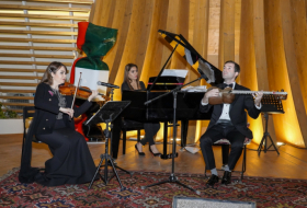 Azerbaijani musicians perform at Dubai Expo 2020