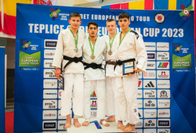 Azerbaijani judo team rank 1st at Teplice Cadet European Cup 2023