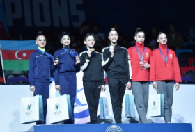 Azerbaijani rhythmic gymnasts claim silver at 3rd AGF Trophy in Baku