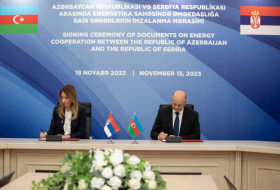   Azerbaijan, Serbia sign strategic documents in field of natural gas  