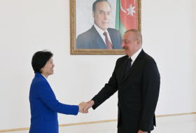 President Ilham Aliyev receives delegation led by China's Vice-Chairperson of National Committee of Political Consultative Conference