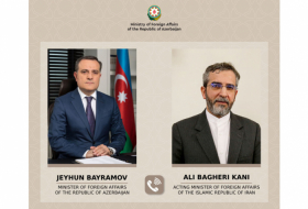   Azerbaijani FM, Acting Foreign Minister of Iran hold phone talk  
