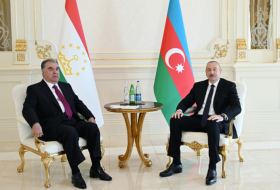   Presidents of Azerbaijan and Tajikistan hold one-on-one meeting  
