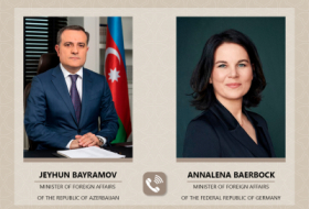 Azerbaijani, German FMs hold phone discussions on COP29-framed cooperation