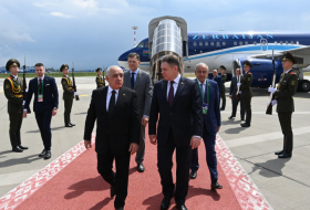 Azerbaijani PM arrives in Belarus 