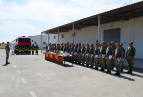   Fire protection team leaders hold training-methodical session - Azerbaijan MoD  