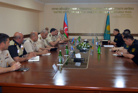Kazakh delegation visits Azerbaijani MoD’s Military Police Department