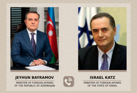 Azerbaijani FM discusses regional issues with Israeli counterpart