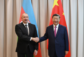  Azerbaijani, Chinese presidents meet in Astana 