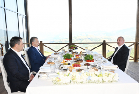 Presidents of Azerbaijan, Uzbekistan and Kyrgyzstan attended informal dinner in Shusha