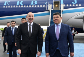  President Ilham Aliyev embarked on a visit to Astana, Kazakhstan 