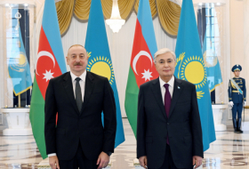  Meeting between Presidents of Azerbaijan, Kazakhstan start in Astana 