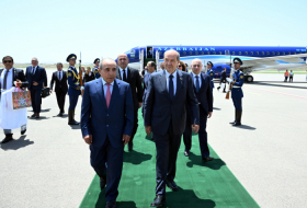   President of Turkish Republic of Northern Cyprus arrives in Azerbaijan's Fuzuli  
